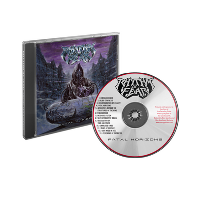 Rhythm Of Fear Fatal Horizons Canada Merch CD Thrash Metal Crossover Thrash